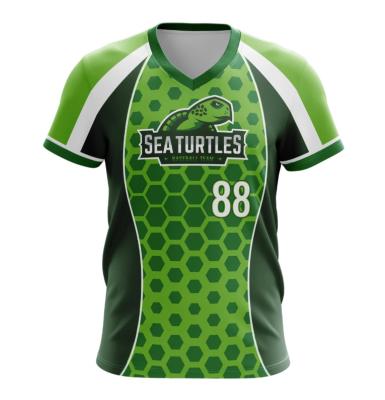 China Cheap Breathable Custom Sublimation Baseball Team T-Shirts Baseball Uniform Tank Top for sale