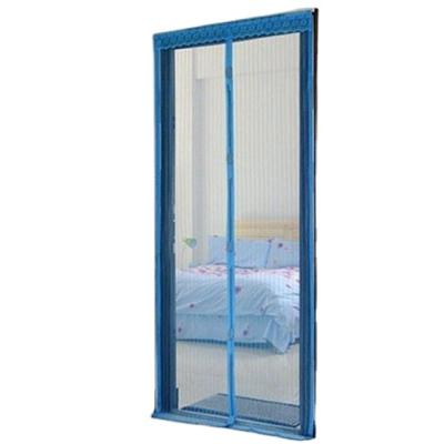 China FREE SAMPLE 90*200cm Jacquard Magnetic Mesh Door With Heavy Duty Mesh Curtain Frame for sale