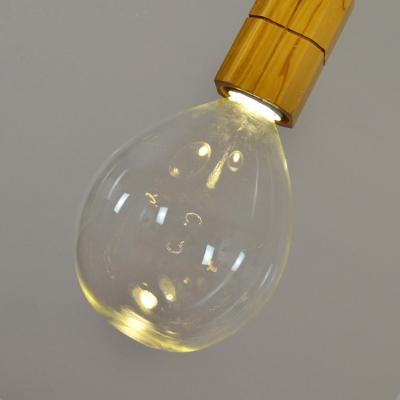 China Industrial decorate energy saving antique glass shade lamp pendant lighting interior tempered cover for cecureteria for sale