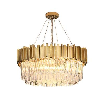 China Contemporary Luxury Hotel Lobby Pendant Light Chandelier Crystal Chandelier for sale