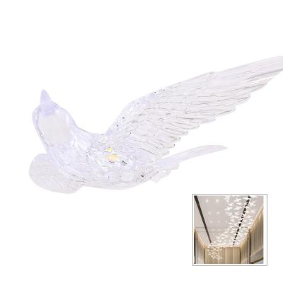 China Modern Custom Bird Style Handing Chandelier Flying Bird Chandeliers For Living Room for sale