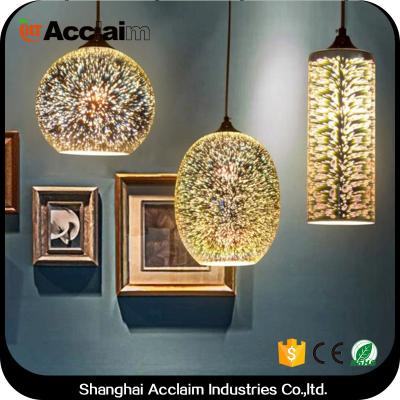 China Northern European Nostalgic Pendant Lights Led Glass Ball Light Pendants For Chandelier For Shop for sale