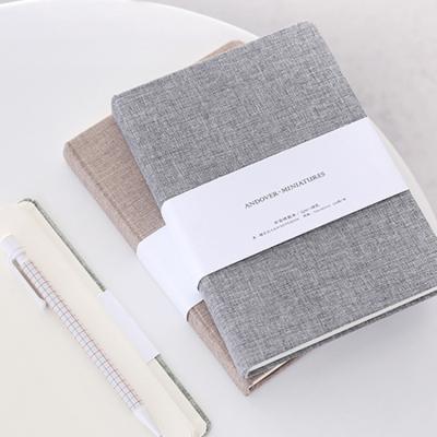 China Handmade Hardcover Velvet Paper A5 A6 Notebook Gift Sets Packing in China for sale