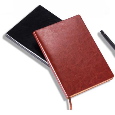 China Cheap Handmade Leather Hardcover A5 Diary Hardcover Journals Notebook for sale