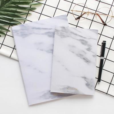 China Printed Soft Cover Marble Planner Custom Printing Notebook For Student for sale