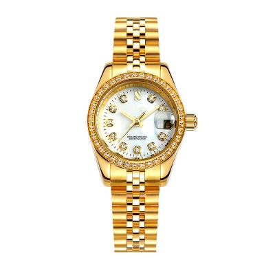 China Water Resistant Watches Women Luxury Brand Automatic Wrist Watch Stainless Steel Case Watches Ladies for sale