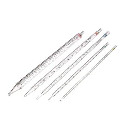 China Sterile Graduated Serological Pipet 1ml 2ml 5m 10ml 25ml 50ml Serological Pipette for sale