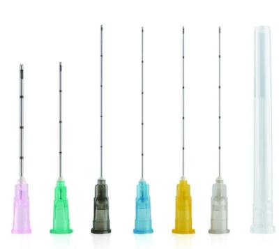 China Tip Micro Needle Cannula Fine MicroCannula Blunt Needle for Fillers for sale