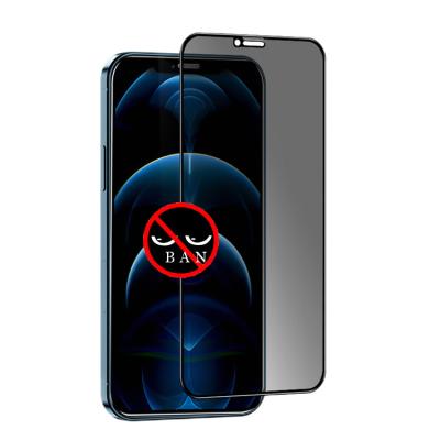 China Tempered Glass Mobile Phone Privacy Film 9h Protector Full Look Anti Cell Phone Cover 5d Screen Protector For iPhone 14/13/13 pro for sale