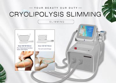 China Zwei Griffe, die Behandlung Cryolipolysis abnimmt die Maschine -15-5℃ abkühlt Tempareture Arbeits sind zu verkaufen