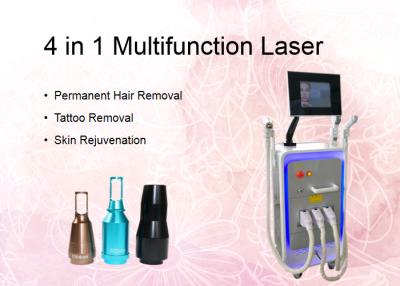 China Stationary E-light IPL RF Nd Yag Laser Machine 4 In 1 / Beauty Salon Equipment for sale