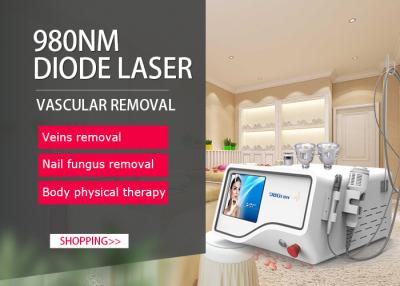 Cina Macchina vascolare 40w di rimozione del fungo del chiodo di rimozione della vena del laser a diodi di rimozione 980nm del laser di terapia fisica in vendita