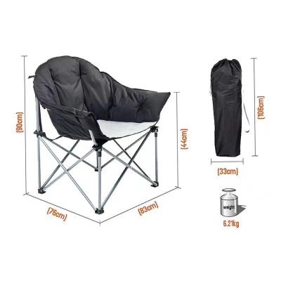 China Moringstar Portable Folding Chair Customized Mesh Oxford Steel Outdoor Folding Beach Camping Chair for sale