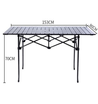 China Cheap Price Portable Folding Wooden Table Picnic Table Lightweight Outdoor Luxury BARBECUE Cylinder Desktop Camping Portable for sale