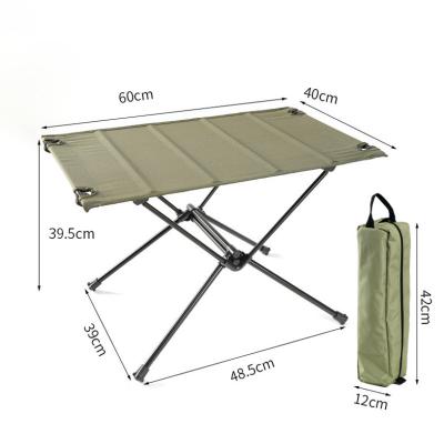 China Morningstar Logo Outdoor Portable Lightweight Adjustable Size Lightweight Custom Leg Foldable Aluminum Camping Table For Picnic for sale