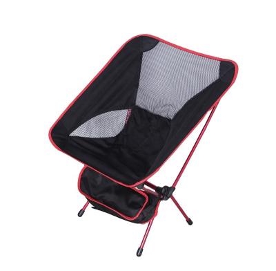 China Wholesale Portable Folding Chair Portable Light Weight Moon Aluminum Foldable Outdoor Camping Chair for sale