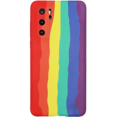 China 2021 Hot Selling Anti-fall Silica Rainbow Soft Phone Case For Huawei-Mat Huawei-Mate40/Huawei-Mate40Pro/Huawei-Mate30/ Mobile Phone Shell for sale