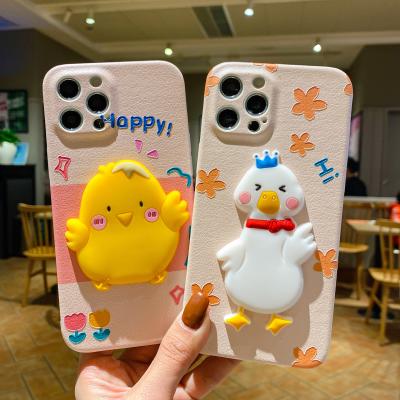 China Free Shipping Cute 3D Bear TPU Shockproof Phone Case Protective Cover For iPhone 11 pro XS max XR 7 7Plus for sale