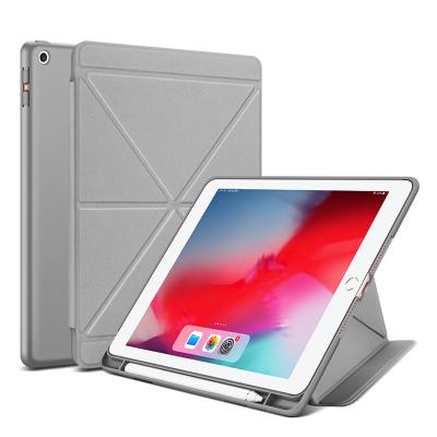 China Professional Factory Custom Adjustable Anti-drop Tablet Case With Pen Slot For iPad 2017 18/ipad air3 10.5/ipad10.2 for sale