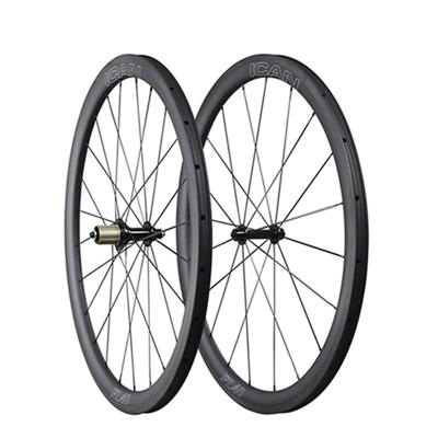 China Road Bikes Surface Treatment Painting OEM Carbon Wheelset Handmade Full Carbon Fiber Road Bike Wheels for sale