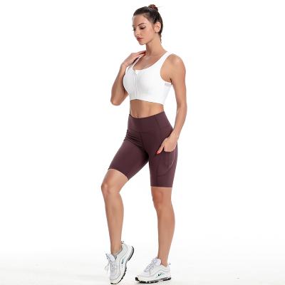 China Breathable Yoga Routine Wear Gymwear Set Bodybuilding Running Shorts Set Athletic Clothing Manufacturers for sale