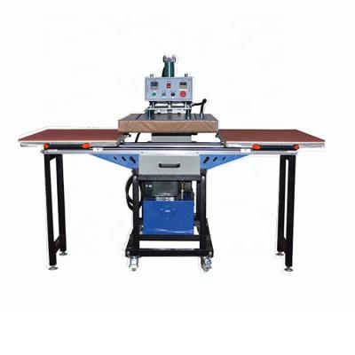 China Cut Piece Dongguan Factory Slide-way Worktable Heavy Duty Double Plate Heavy Duty Crystal Crystal / Rhinestone Heat Press Machine for sale