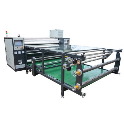 China Fabric Printing Full Automatically Rotary Sheeting Alignment System Roll For Rolling Textile Graphic Digital Foil Heat Transfer Calander for sale