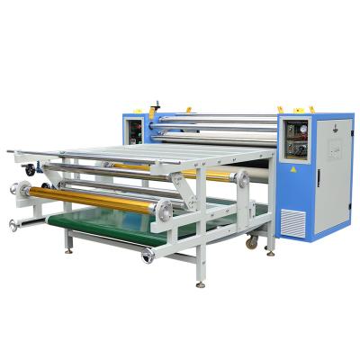 China GS-R120 Personalized Custom Oil Heating Roll To Roll Sublimation Calendar Fabric Printing Machine for sale