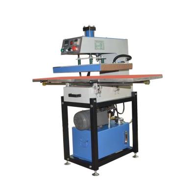 China Hydraulic Heat Press Machine Folder Double Printer Flat Plate Printable Mobile Station 38*38cm for sale