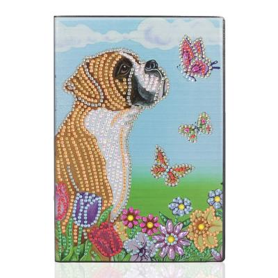 China NEW High Quality Hot Selling Cartoon Diamond Painting Notebook Art Gifts and Drafts Flower Animal Scenery for sale