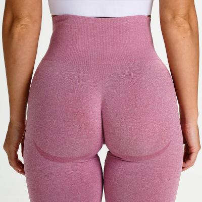 China Breathable Seamless Yoga Pants Workout High Waisted Butt Lifting SquatProof Fitness Yoga Gaiters Gym Running Sportswear for sale