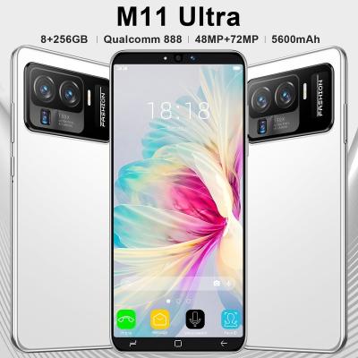 China Dual Full Large Screen 8+256GB Android 4G Face ID 5600mah Dual SIM Card Global Version Unlock M11U Smartphone 5.8Inch Face Mobilephone for sale