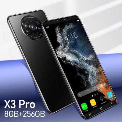 China Bulk Running Cheaper Dual SIM Card Low Price X3pro New Android Smartphones With Fingerprint Unlock for sale