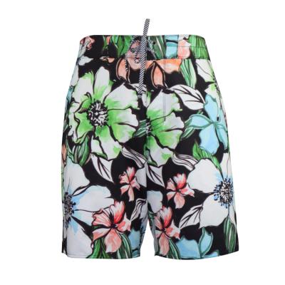 China Wholesale Custom Anti-wrinkle Logo Short Flowers Pattern Design Shorts Mens Beach Shorts for sale