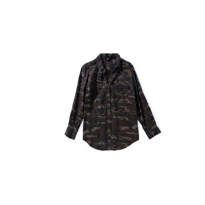 China 2022 New High-end Custom Wholesale Anti-Shrink Fashion Work Camouflage Stylish High-end Shirts High-end Shirts for sale