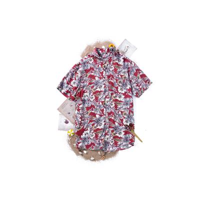 China Floral Printing Quality Anti-pilling Shirts Plus Size Comfortable Breathable Custom Design Reusing Shirts for sale