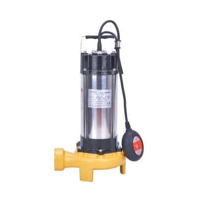 China Commercial Buildings 2.5 Hp China Single Phase 220V Nice Price Crusher Submersible Water Pump for sale