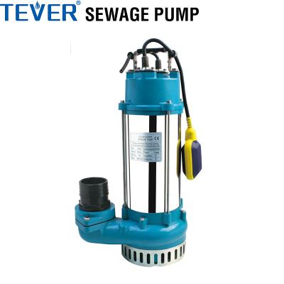 China Submersible 3 HP Large Flow Submersible Sewage Pump for sale