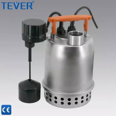 China 1/3 Hp Compact Structure Submersible Dirty Water Clear Water 1.25 Inch Outlet Submersible Stainless Steel Pump for sale