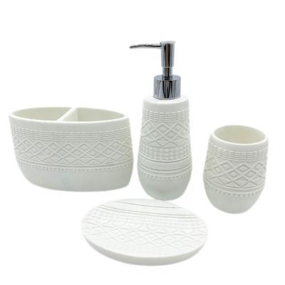 China Sustainable Sustainable Bathroom Set Bathroom Accessories Scenographer Bathroom Sets for sale