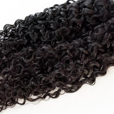 China Non-chemical KAMA Virgin Cuticle Aligned Hair Extensions Natural Wave Hair Vendor Jerry Curl 16