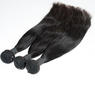 China Non-chemical silky straight hair braiding extension 20/22/24/26 inch natural straight bundles for sale