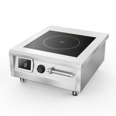 China New 8KW 380V-450V Commercial Kitchen Hotel Half-deck Electric Cooktop Induction Stove Model Burner for sale