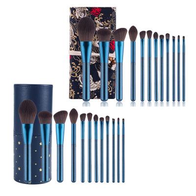 China Angular Blush To Accept Order 12pcs Premium Synthetic Bristle Material Brushes Makeup Set Professional Makeup Brush Set for sale