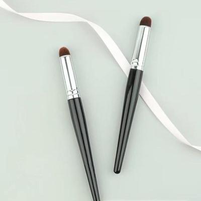 China Wholesale Face Bullet Makeup Brush Round Smooth Sharp Best Concealer Blending Brush Make Up Tool Black Private Label for sale