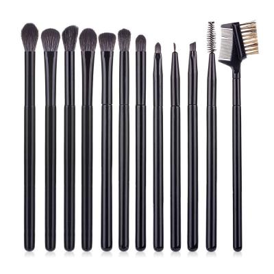 China Makeup EYE China Manufacturer Synthetic Bristle Material 12Pcs Eye Set Brushes Makeup Brush Set Wholesale for sale