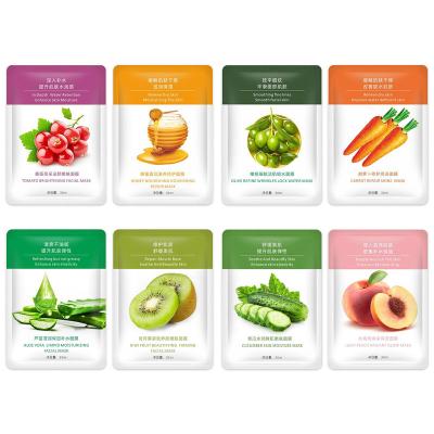 China Defect Clearing Wholesale Private Label Organic Spa Fruit Sheet Mask Soft Fabulous Collection for sale