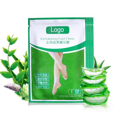 China OEM/ODM Hydration Exfoliating Foot Mask Treatment For Dry Rough Callus Chapped Moisturizing Flaky Soothing Foot Scrubs MAS for sale