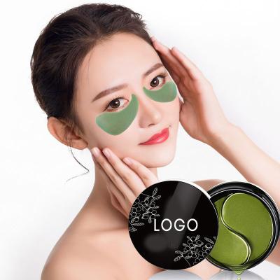 China Anti Wrinkle Moisturizing Anti Wrinkle Seaweed Green Tea Collagen Crystal Sheet Organic Gel Nourishing Eye Mask for sale