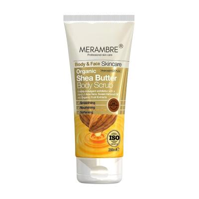 China Exfoliator ODM / OEM Private Label Shea Butter EXFOLIATING CREAM BODY SCRUB for sale